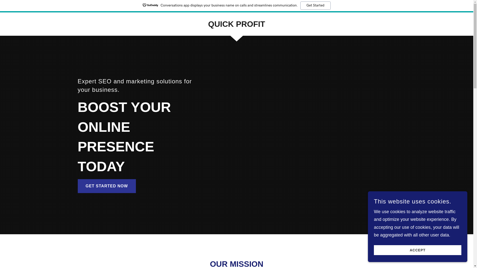 website screenshot of https://quikprofit.online/