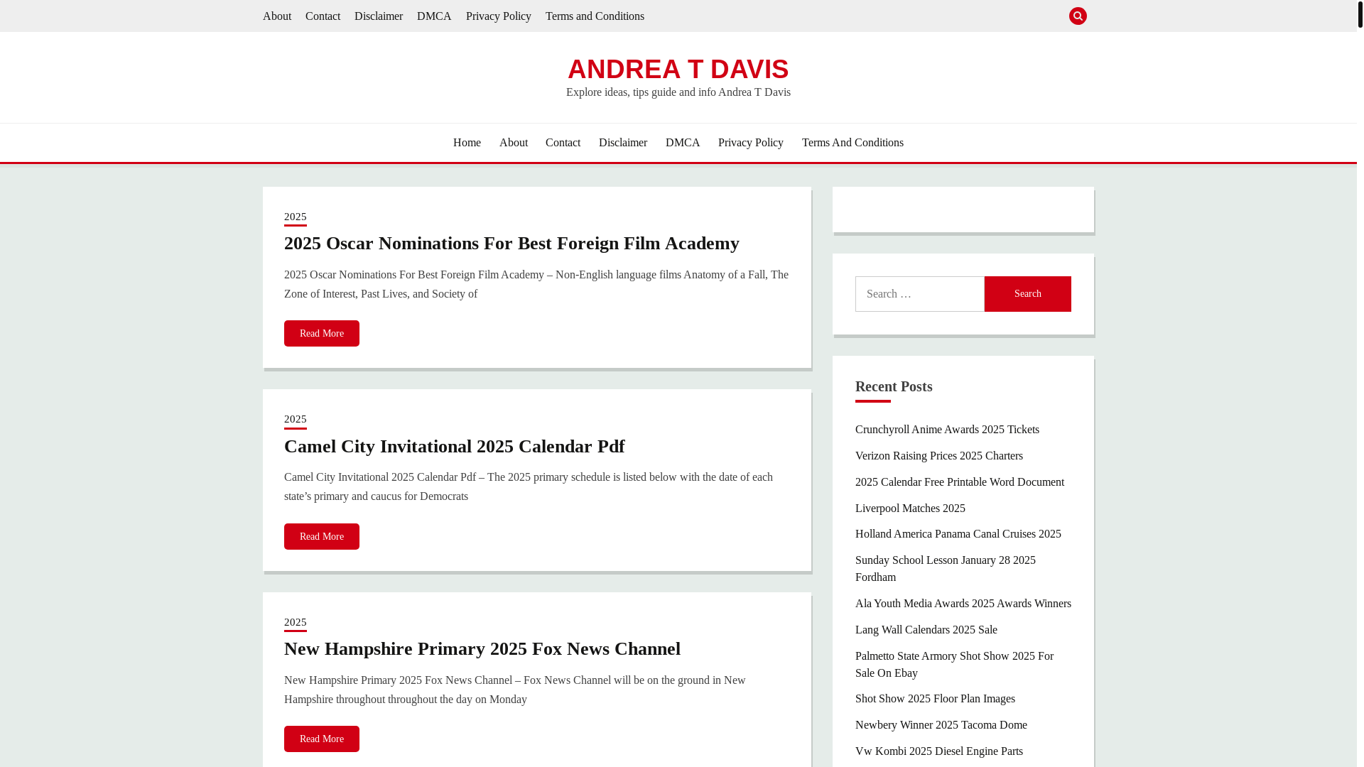 website screenshot of https://andreatdavise.pages.dev/