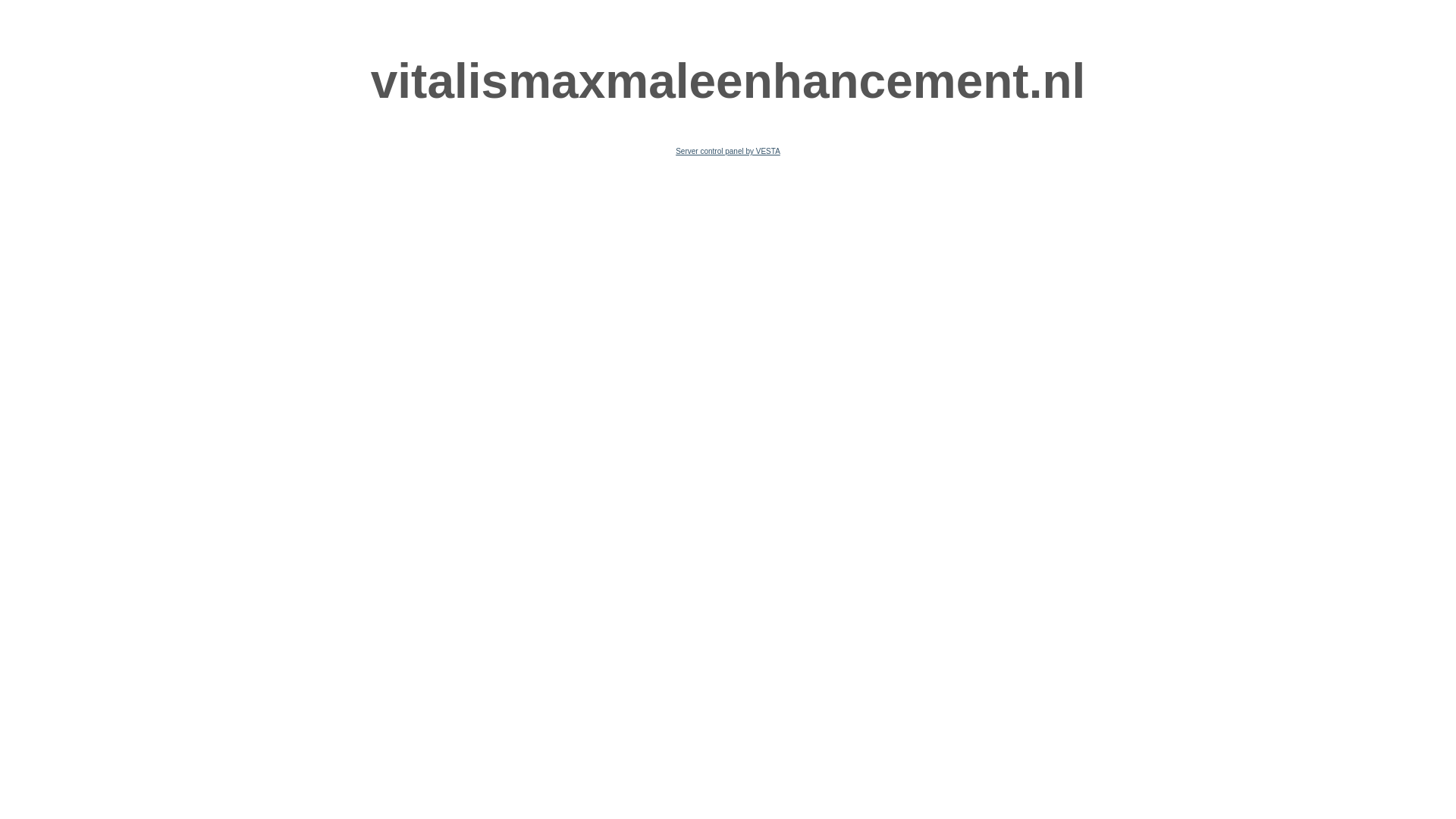 website screenshot of https://vitalismaxmaleenhancement.nl/