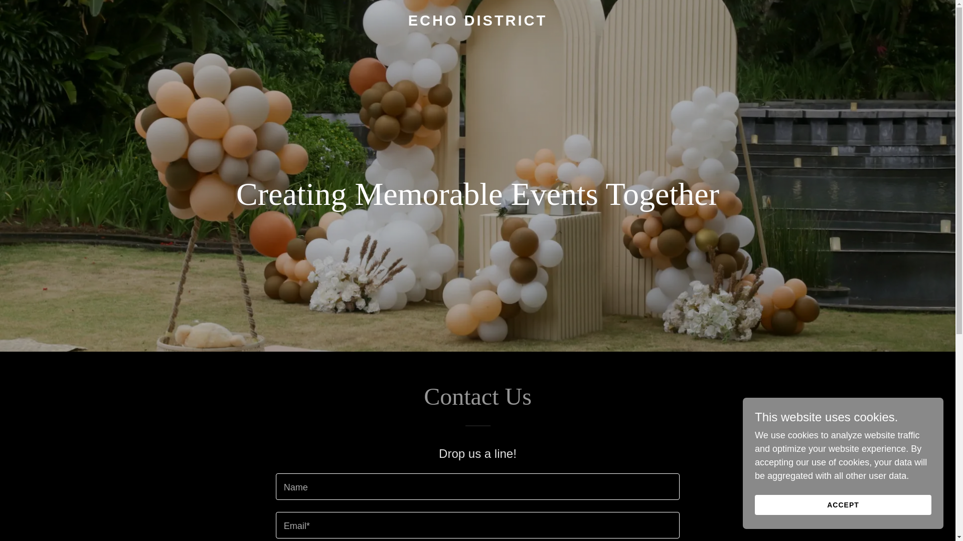 website screenshot of https://echodistrictli.com/