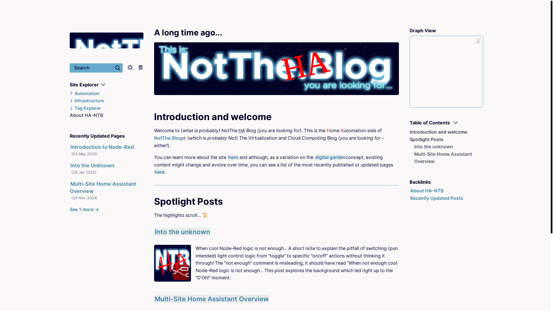 website screenshot of https://ha-notthe-blog.pages.dev/