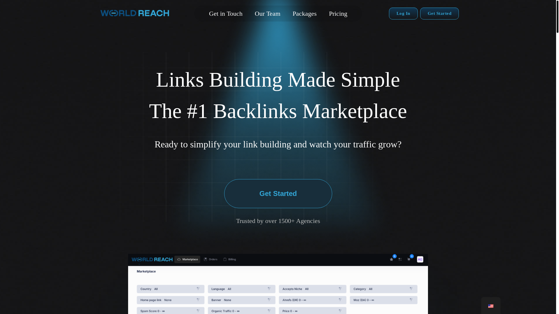 website screenshot of https://worldreachseoinc.com/