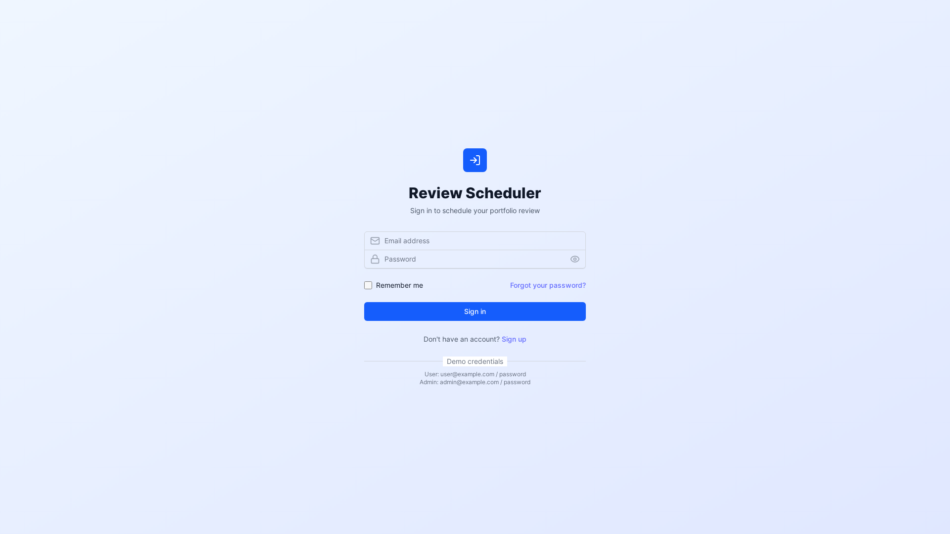 website screenshot of https://review-scheduler.pages.dev/