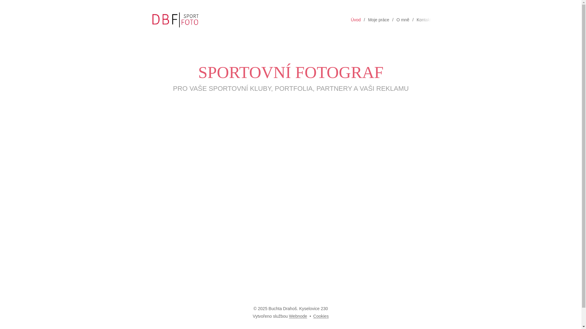 website screenshot of https://dbfoto.cz/