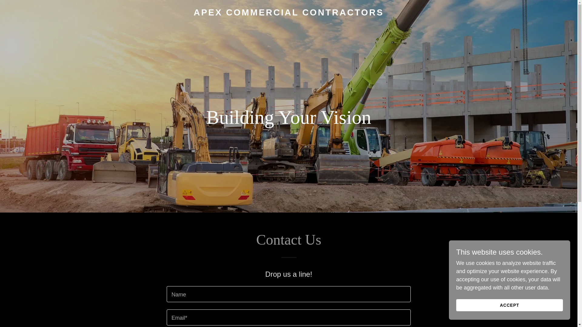 website screenshot of https://apexconstructionep.com/