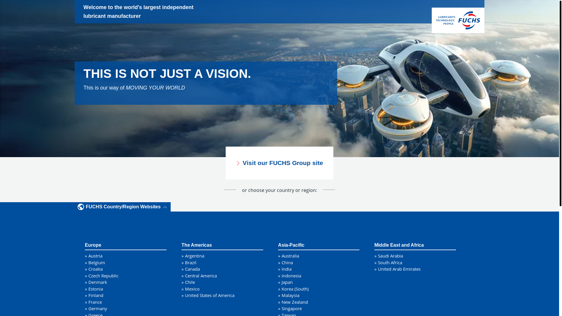 website screenshot of https://gbr01.safelinks.protection.outlook.com/?url=https%3A%2F%2Fwww.fuchs.com%2F&data=05%7C02%7Cit%40scot-jcb.co.uk%7C2d69b2ac176e4e856dae08ddcde866f8%7C474c19e089d84e4da3e53f5ba4603d06%7C0%7C0%7C638893120249899778%7CUnknown%7CTWFpbGZsb3d8eyJFbXB0eU1hcGkiOnRydWUsIlYiOiIwLjAuMDAwMCIsIlAiOiJXaW4zMiIsIkFOIjoiTWFpbCIsIldUIjoyfQ%3D%3D%7C0%7C%7C%7C&sdata=AmfQGDupXt3azF3OWHC8FQ%2FkCU8zhmLdJPIaWkIc84k%3D&reserved=0