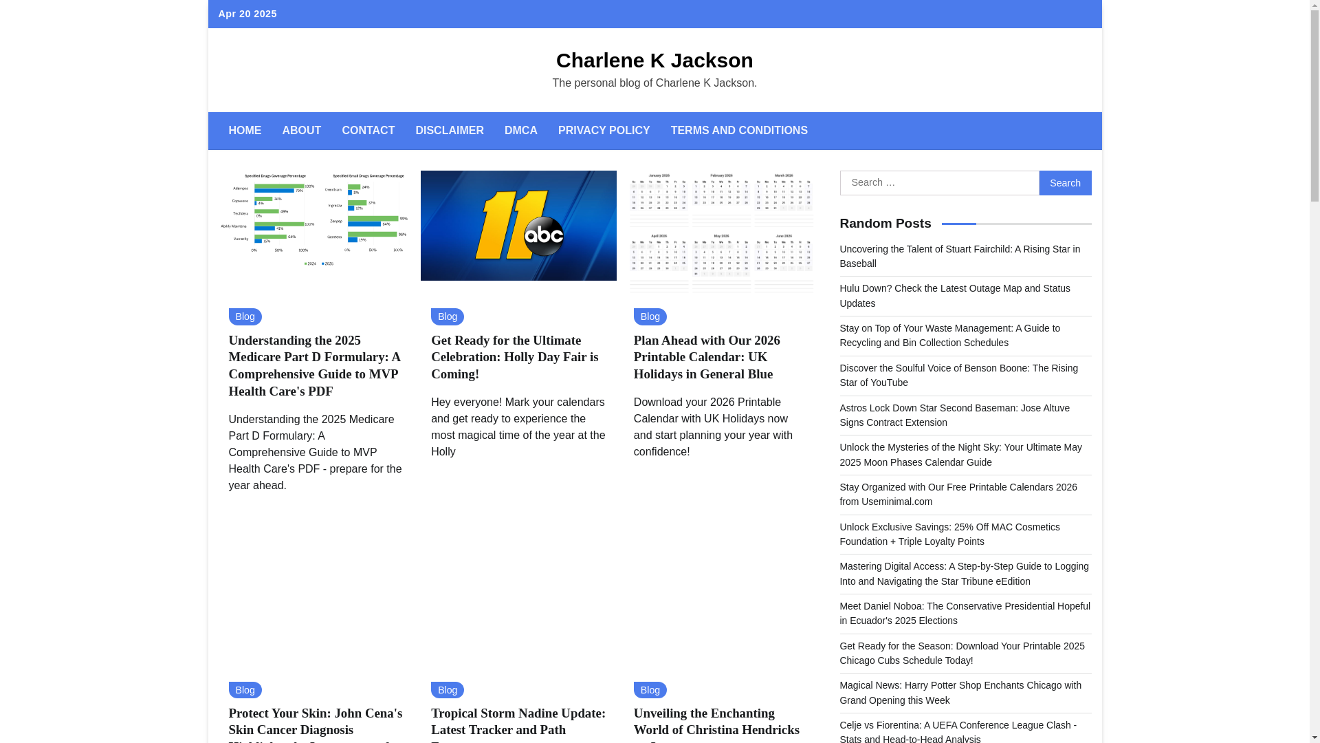 website screenshot of https://charlenekjacksona.pages.dev/