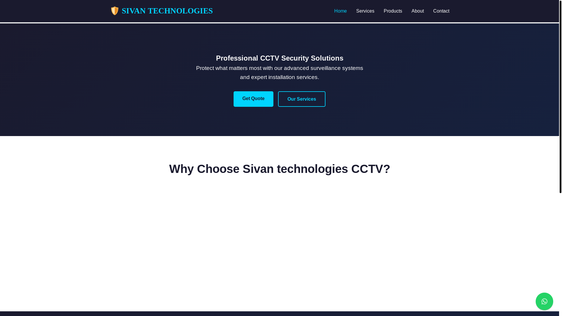 website screenshot of https://sivantechnologies.com/