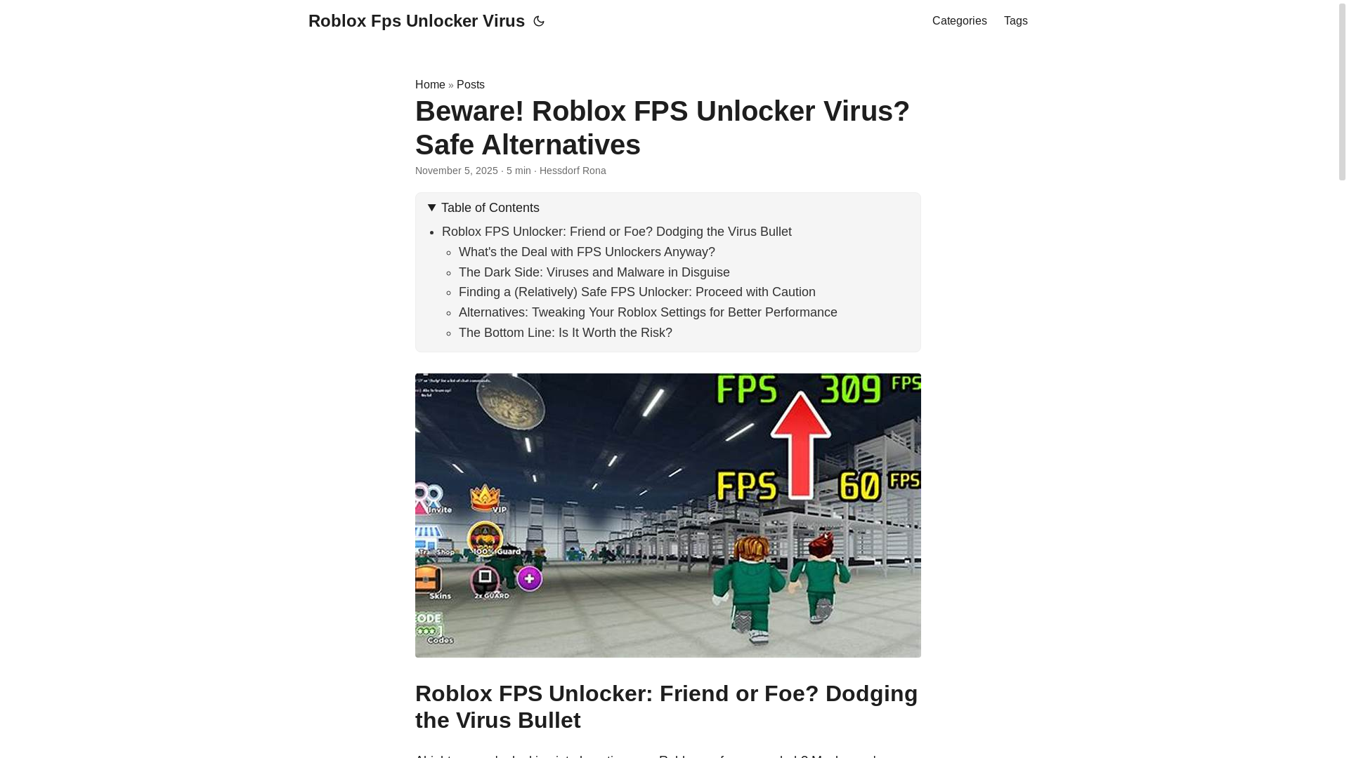 website screenshot of https://roblox-fps-unlocker-virus2.pages.dev/