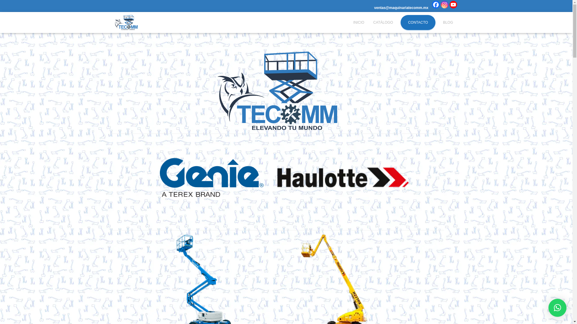 website screenshot of https://plataformastecomm.com.mx/