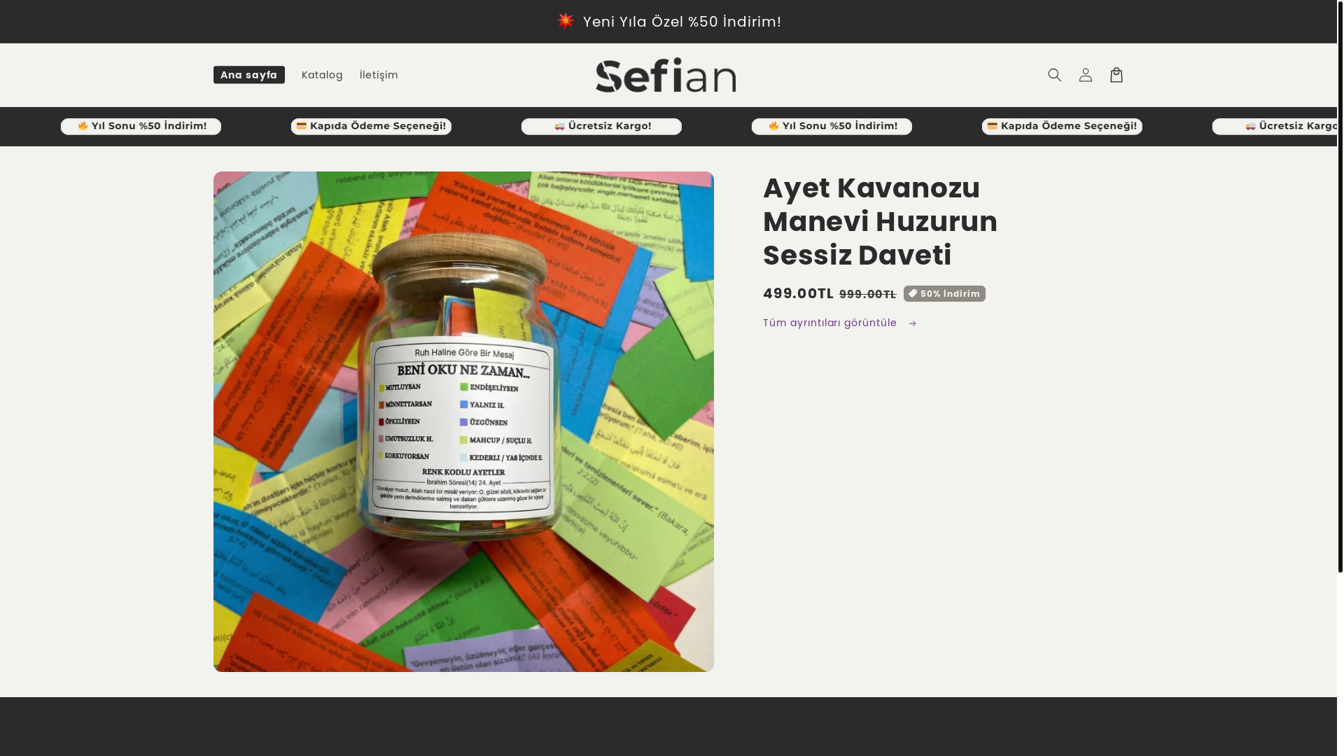 website screenshot of https://sefianturkiye.com/