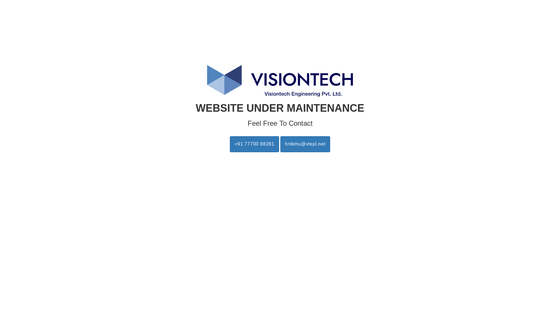 website screenshot of https://visiontechgroup.co.in/