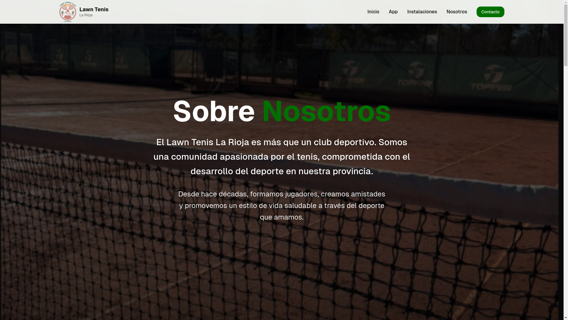 website screenshot of https://lawntenislr.com.ar/