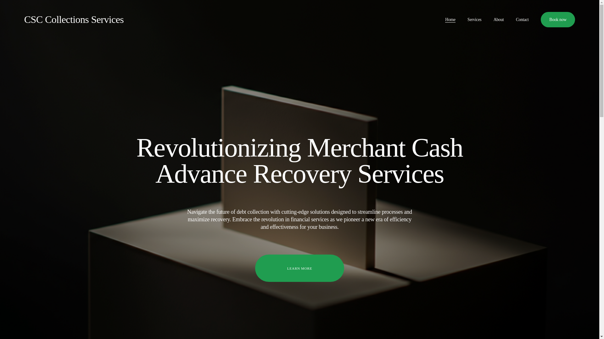 website screenshot of https://csccollectionservices.com/