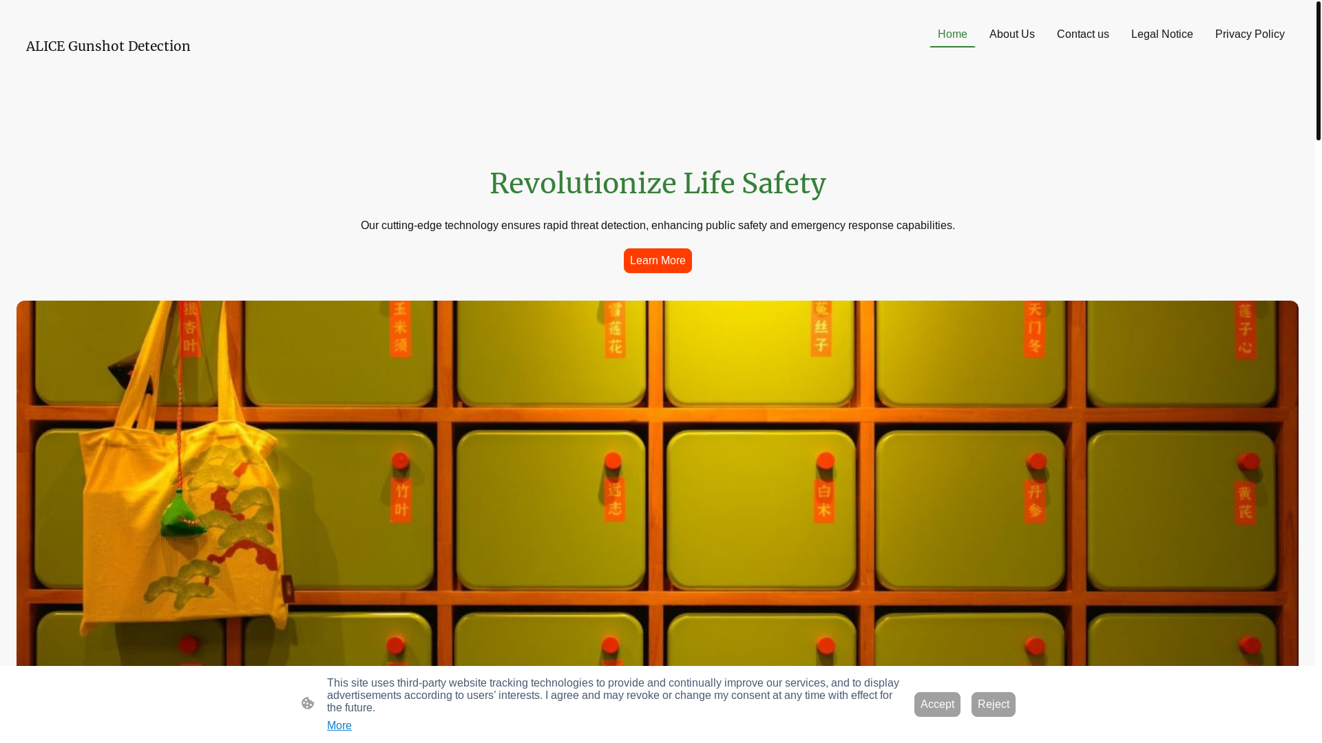website screenshot of https://alicegds-integrator.com/
