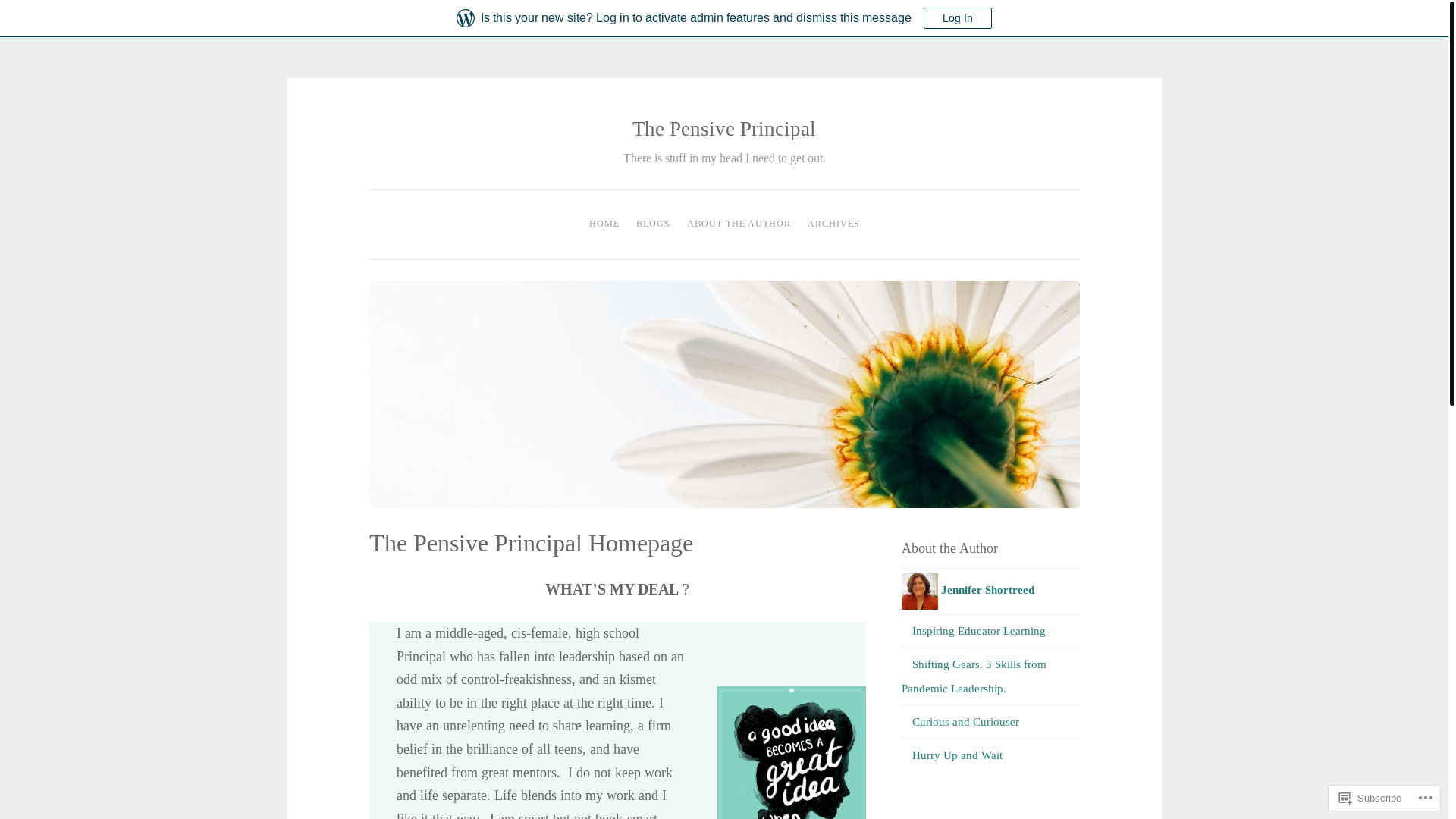 website screenshot of https://thepensiveprincipalhome.ca/