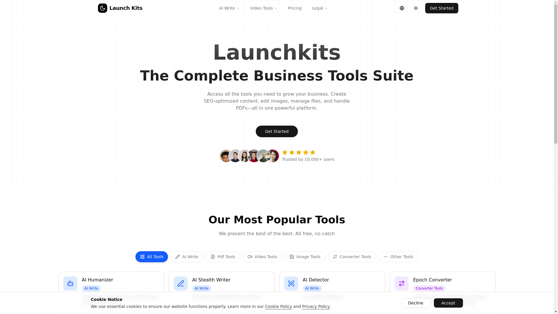 website screenshot of https://getxsnap.com/