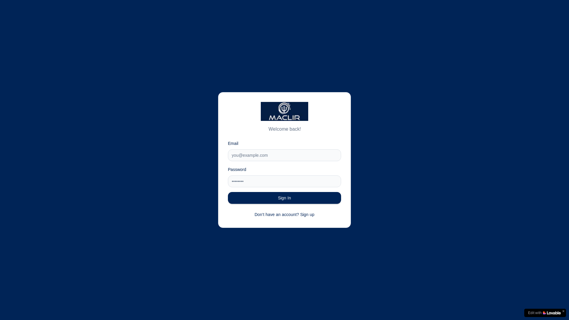 website screenshot of https://maclirhabit.com/