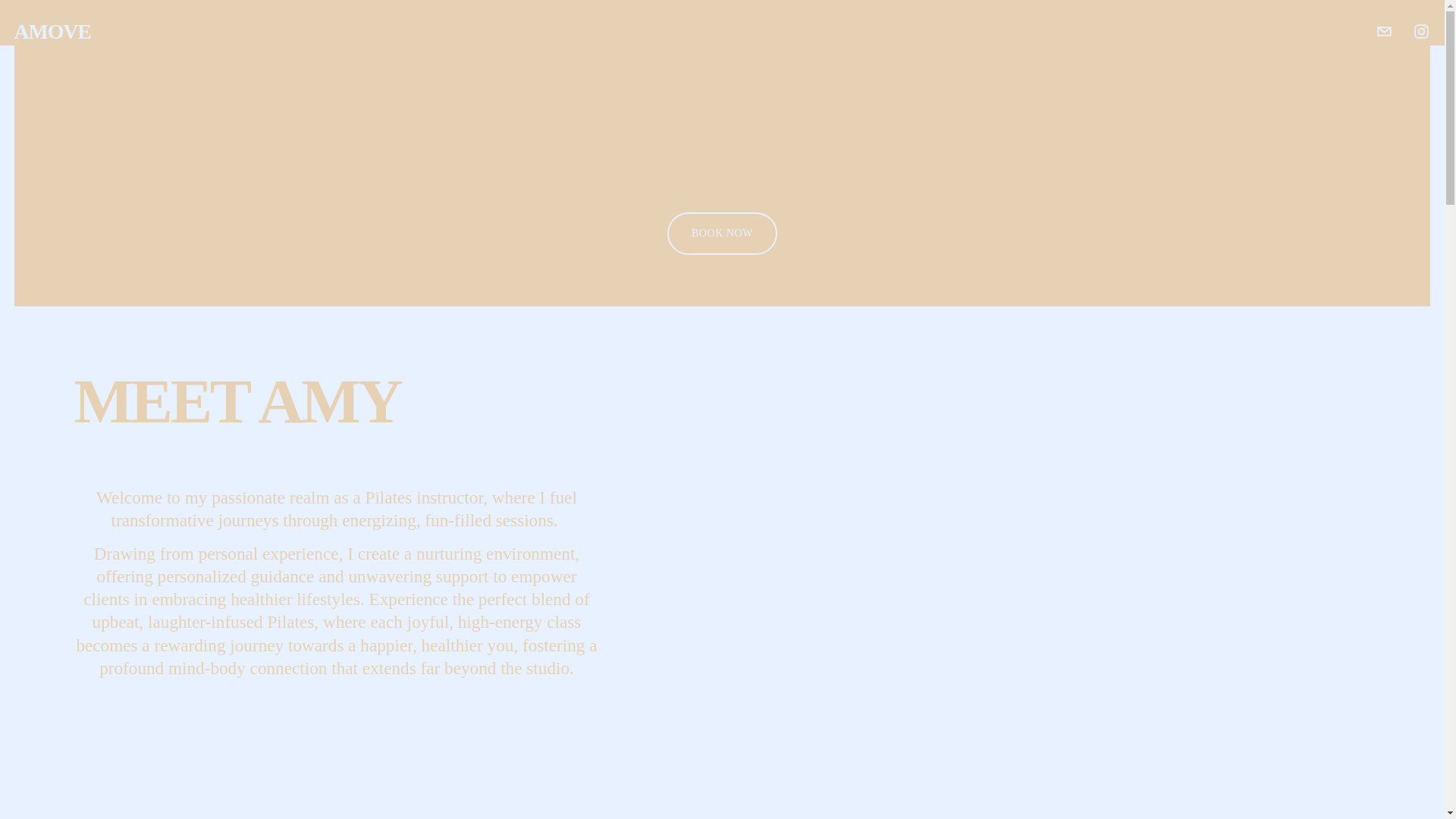 website screenshot of https://amove.com.au/