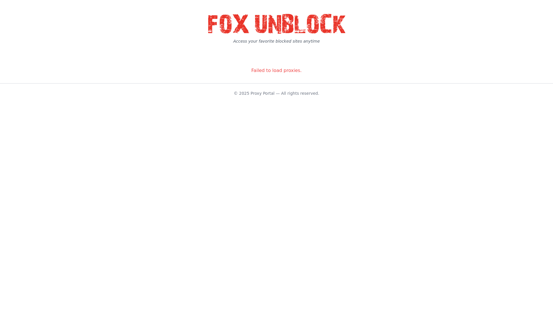 website screenshot of https://unblockx.pages.dev/