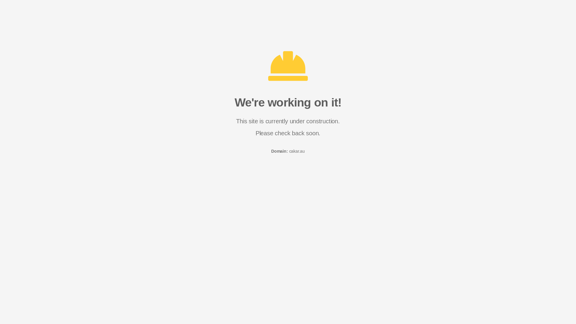 website screenshot of https://cakar.au/