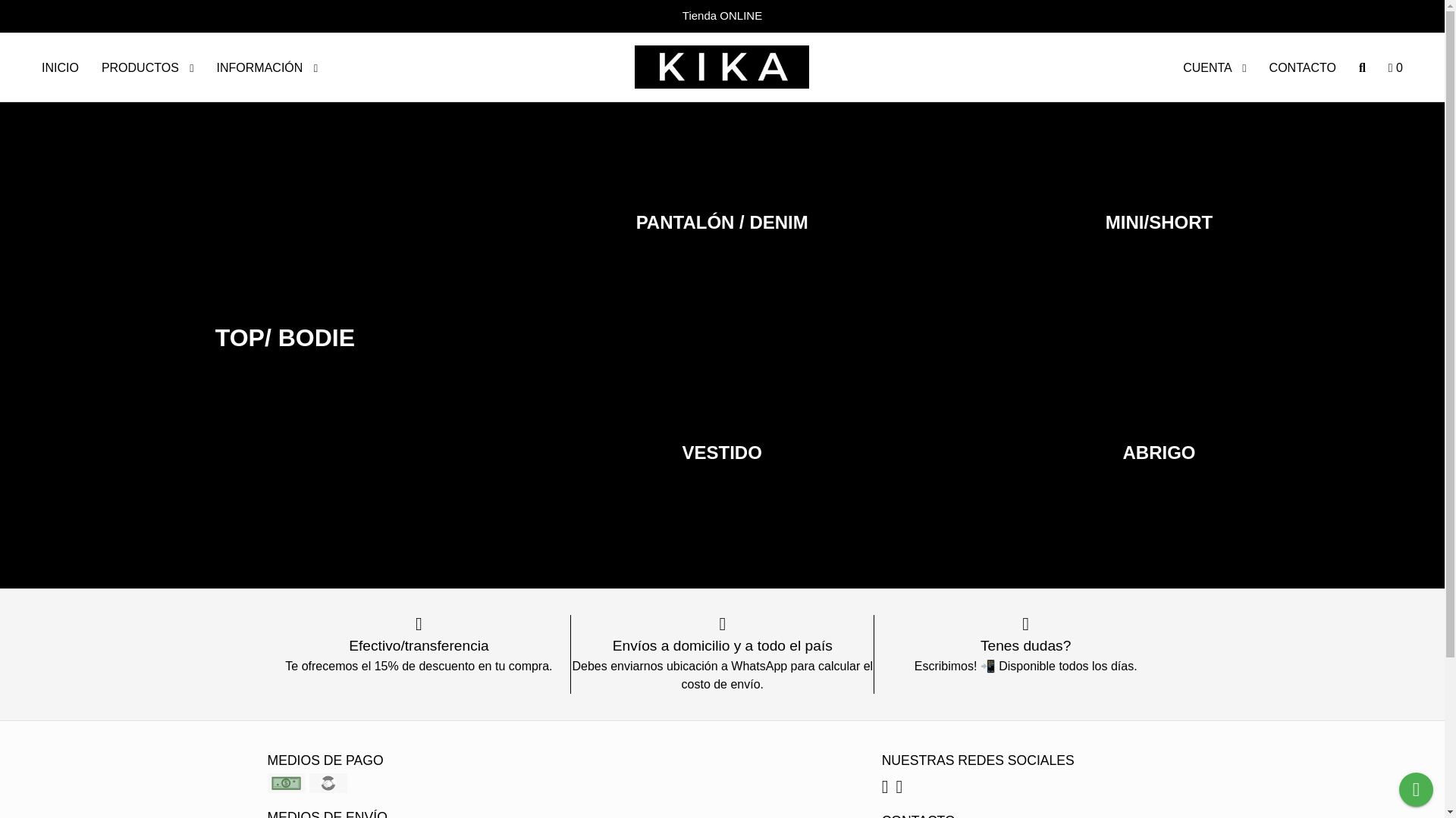 website screenshot of https://kikasanjuan.com.ar/