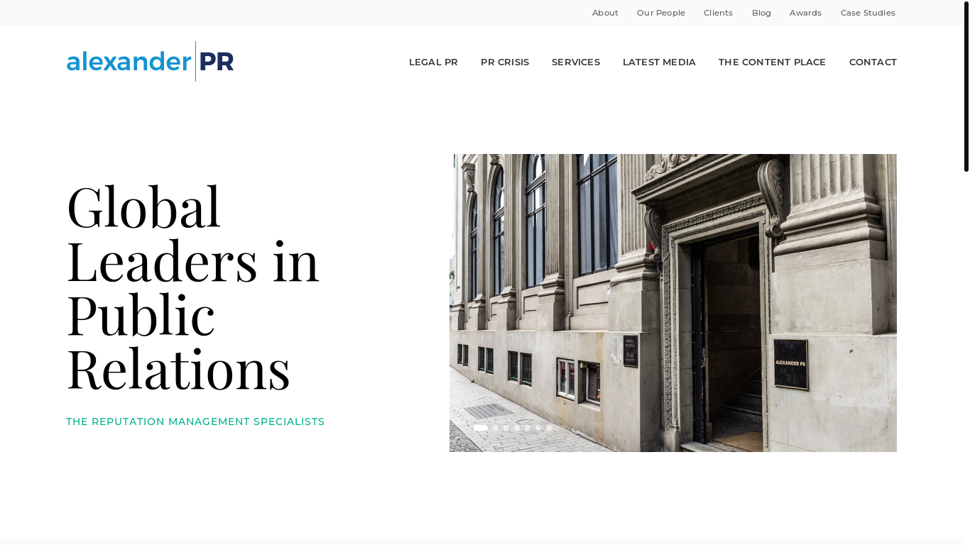 website screenshot of https://alexanderpr.co.nz