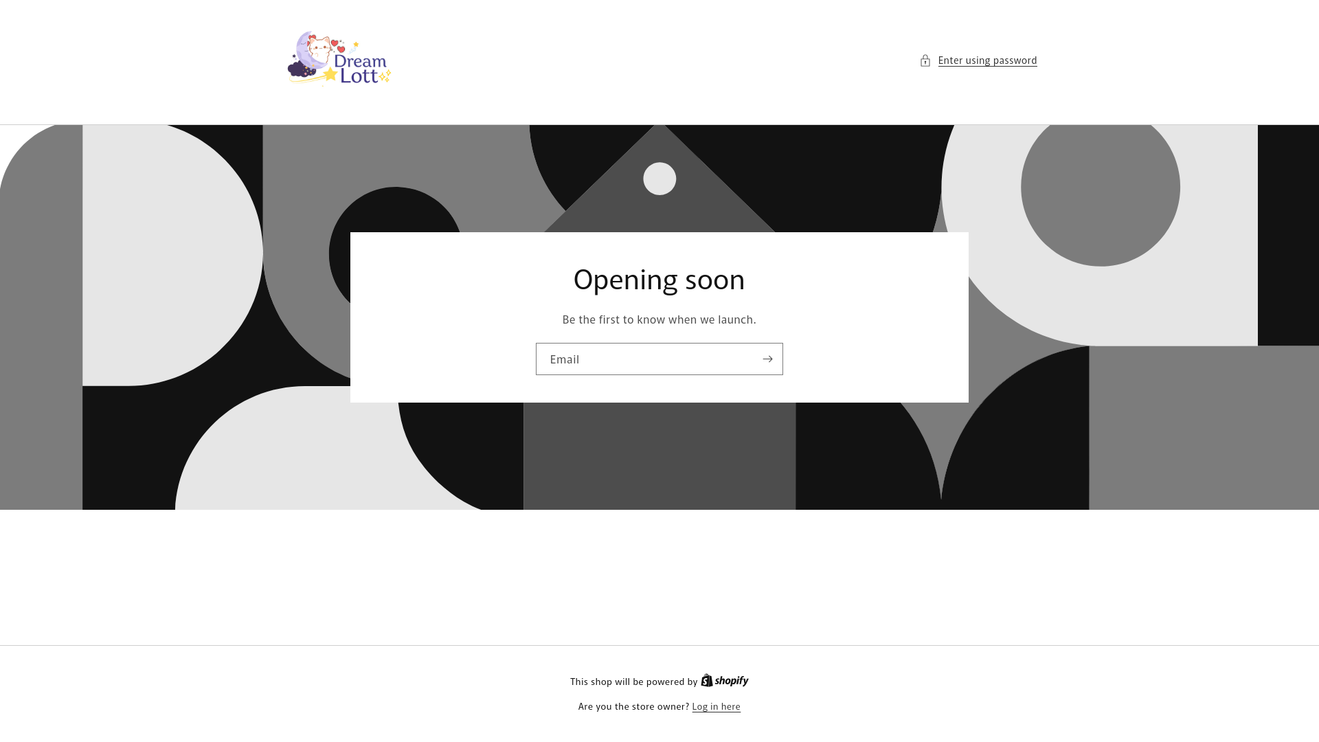 website screenshot of https://dreamlott.com/