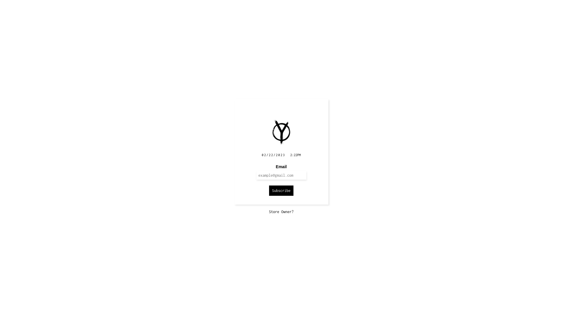 website screenshot of https://yearnn.store/