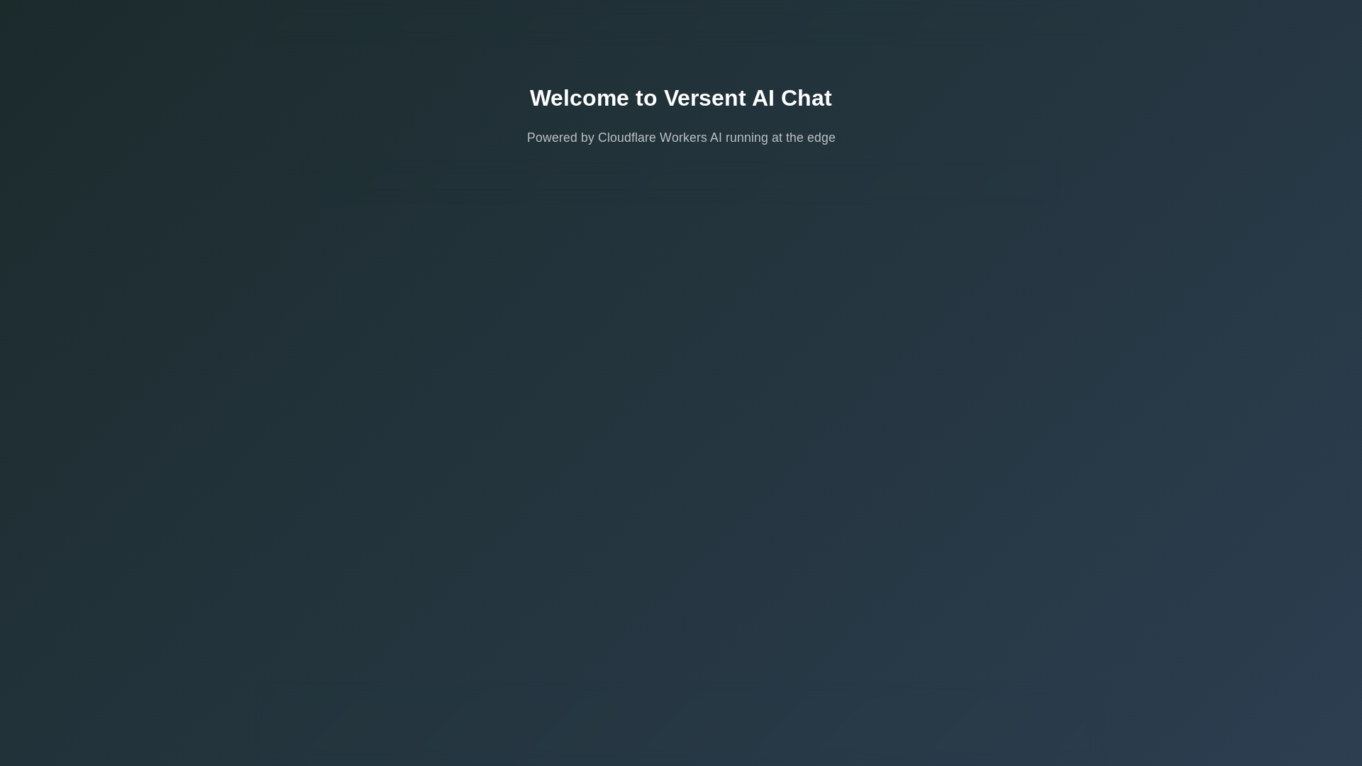 website screenshot of https://versent-ai-chat-ui.pages.dev/