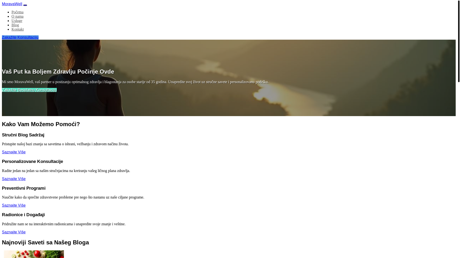 website screenshot of https://moravawell.com/