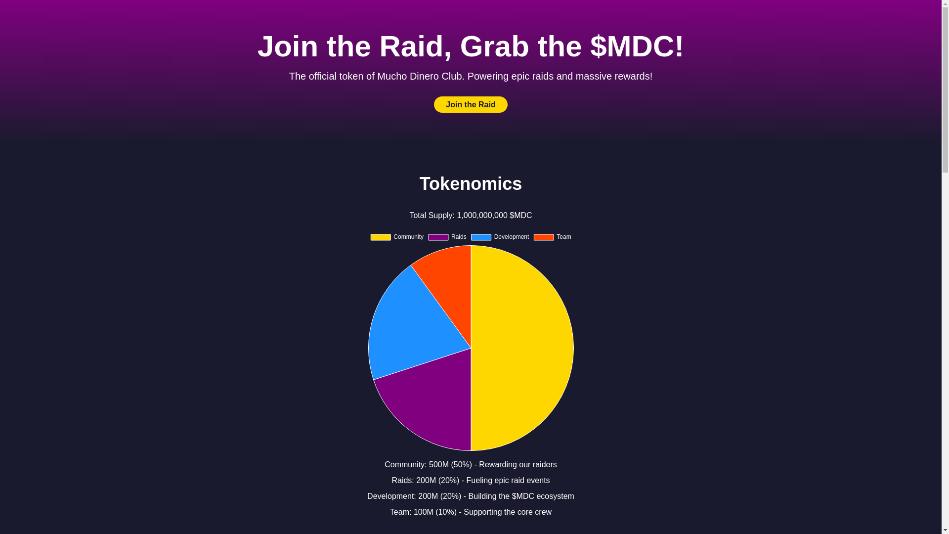 website screenshot of https://muchodineroclub.app/