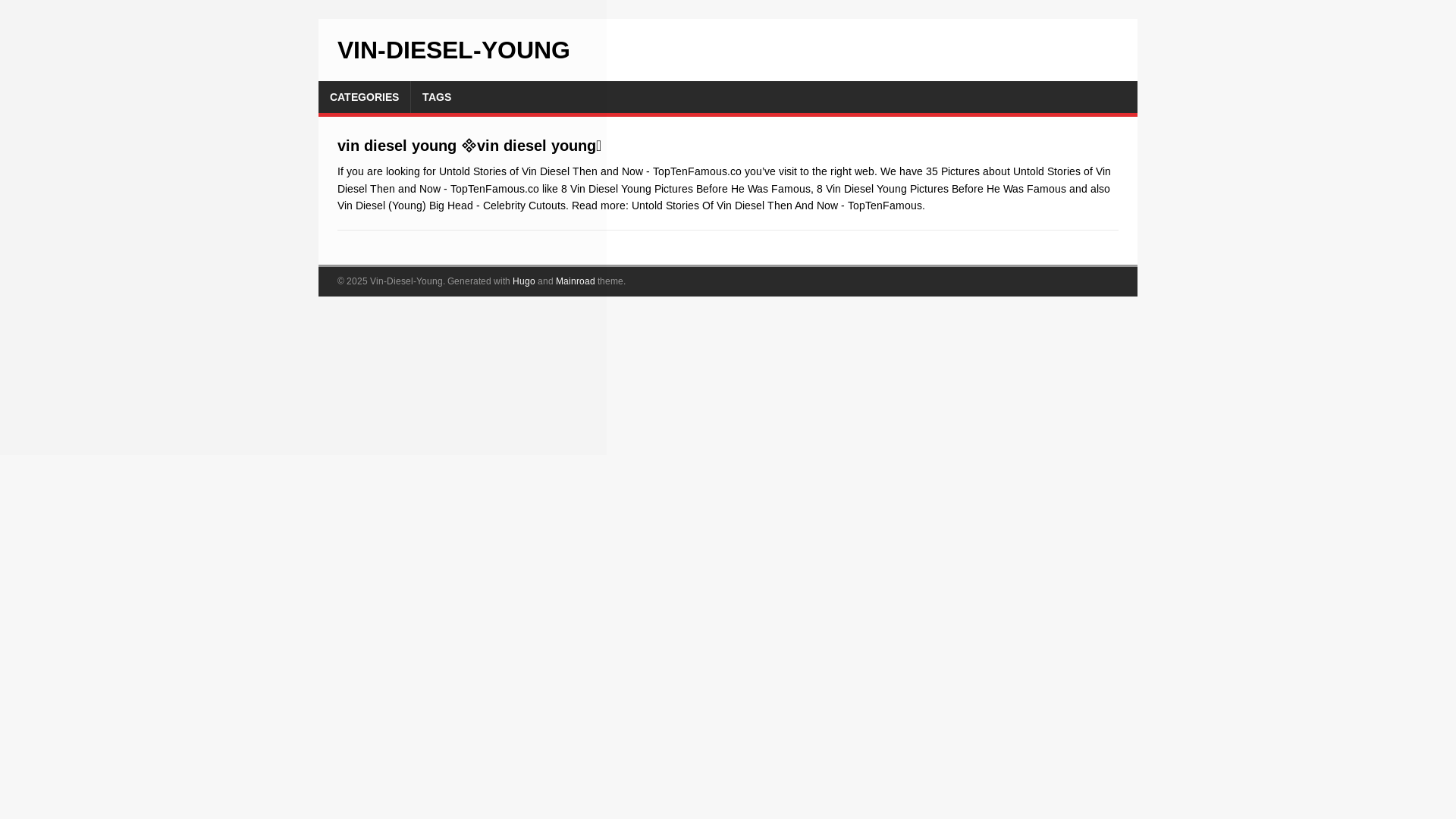 website screenshot of https://vin-diesel-young.pages.dev/