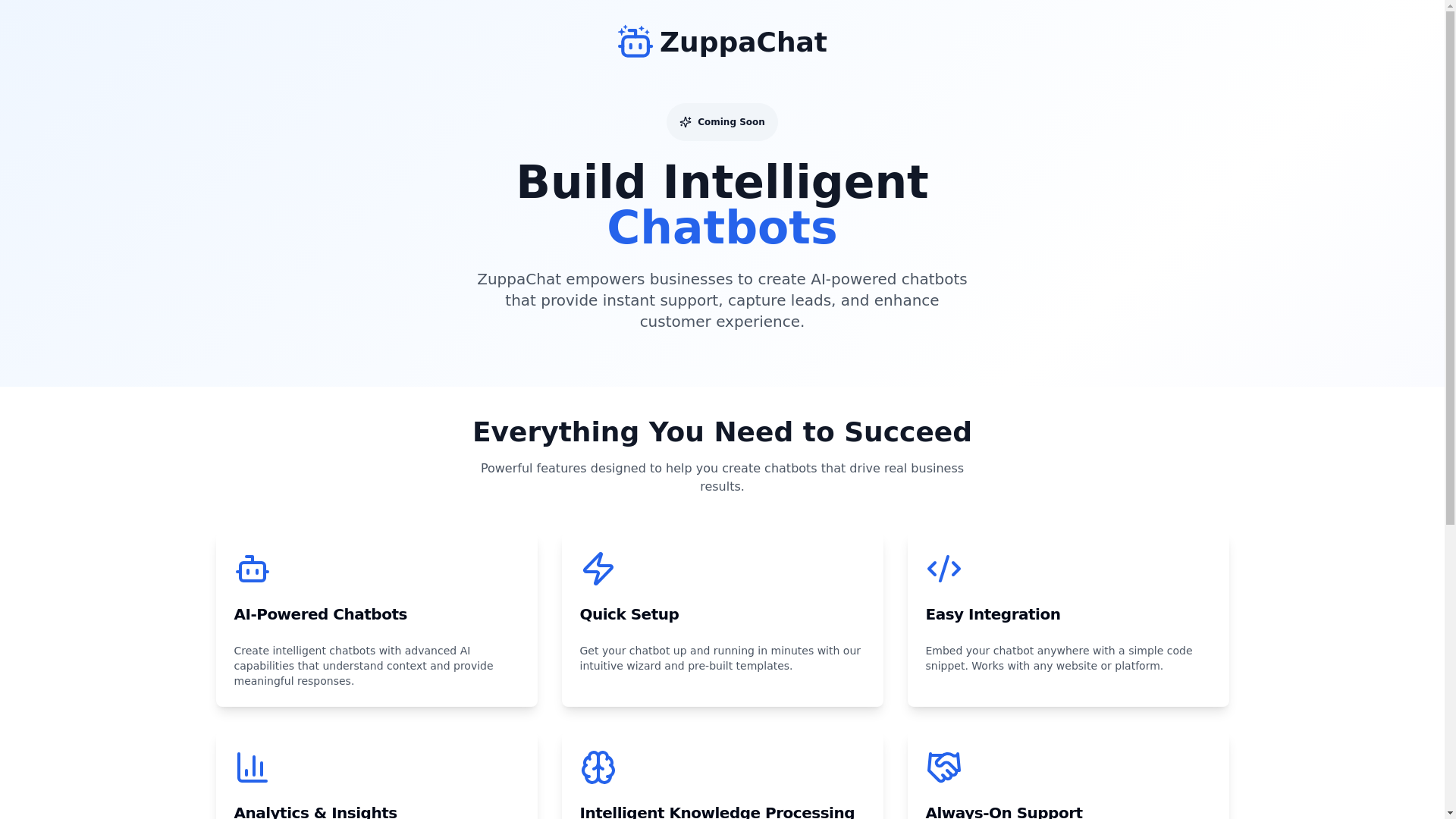 website screenshot of https://zuppachat.pages.dev/