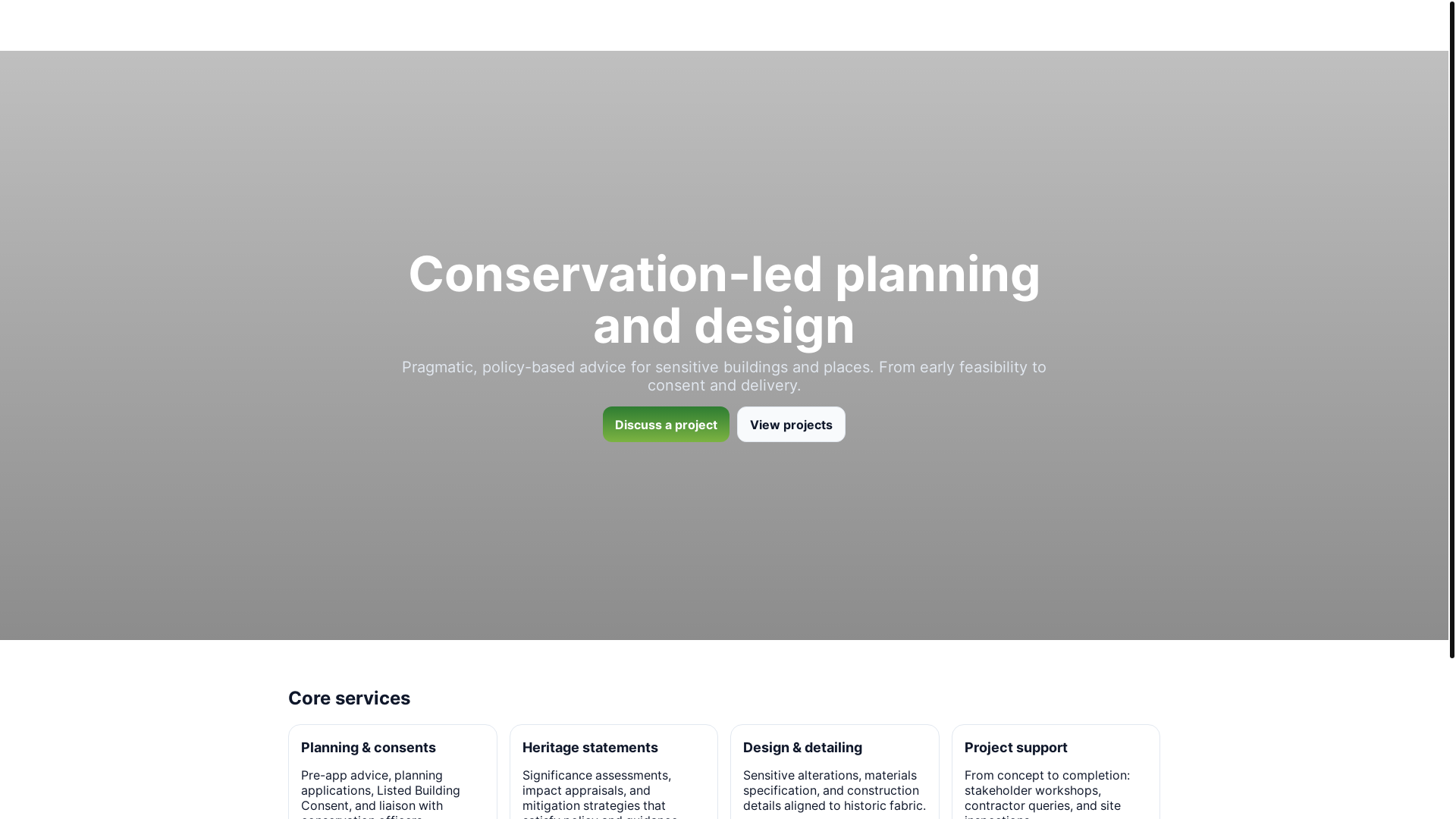 website screenshot of https://conservationpd.pages.dev/