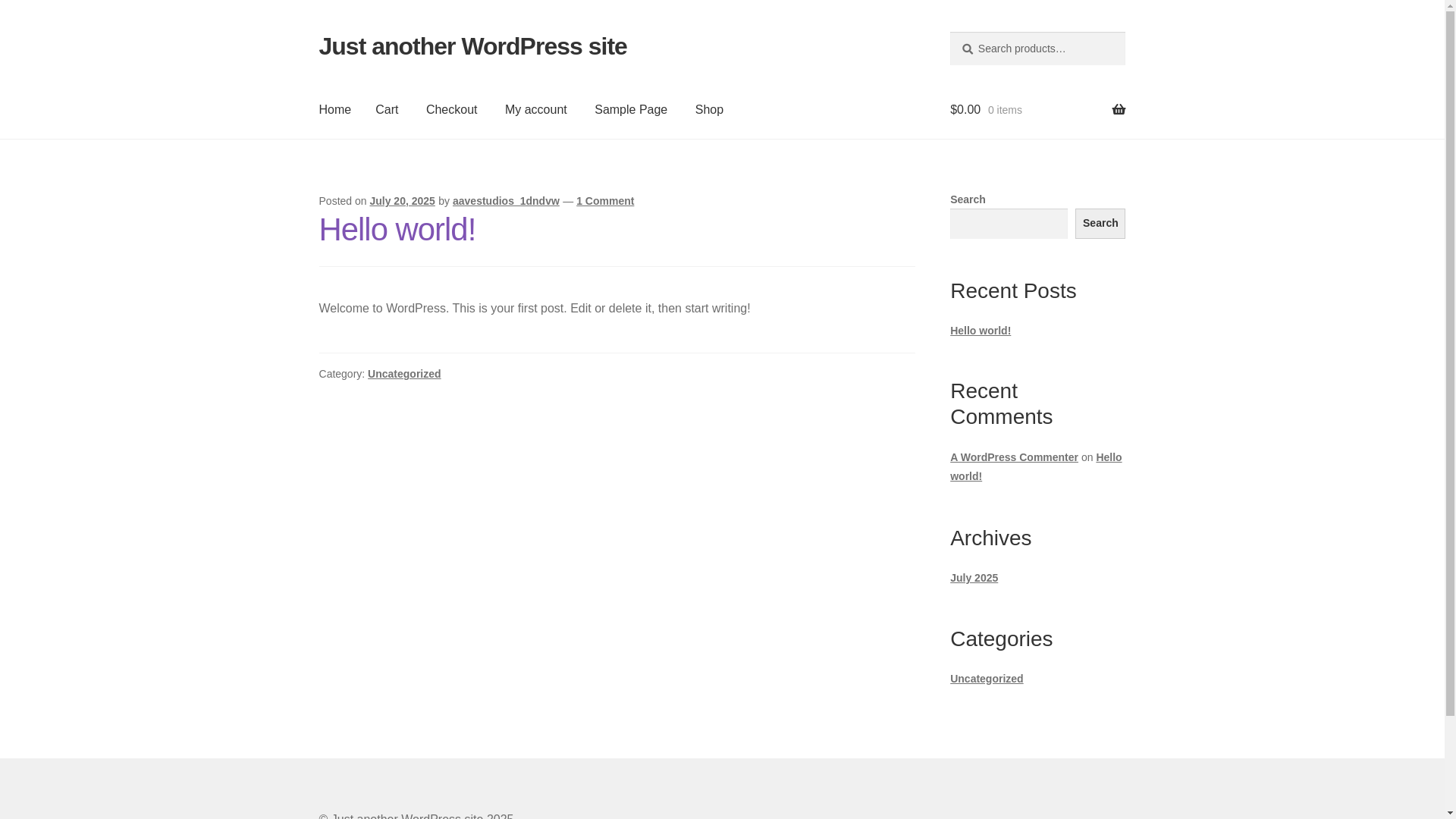 website screenshot of https://aavestudios.com/