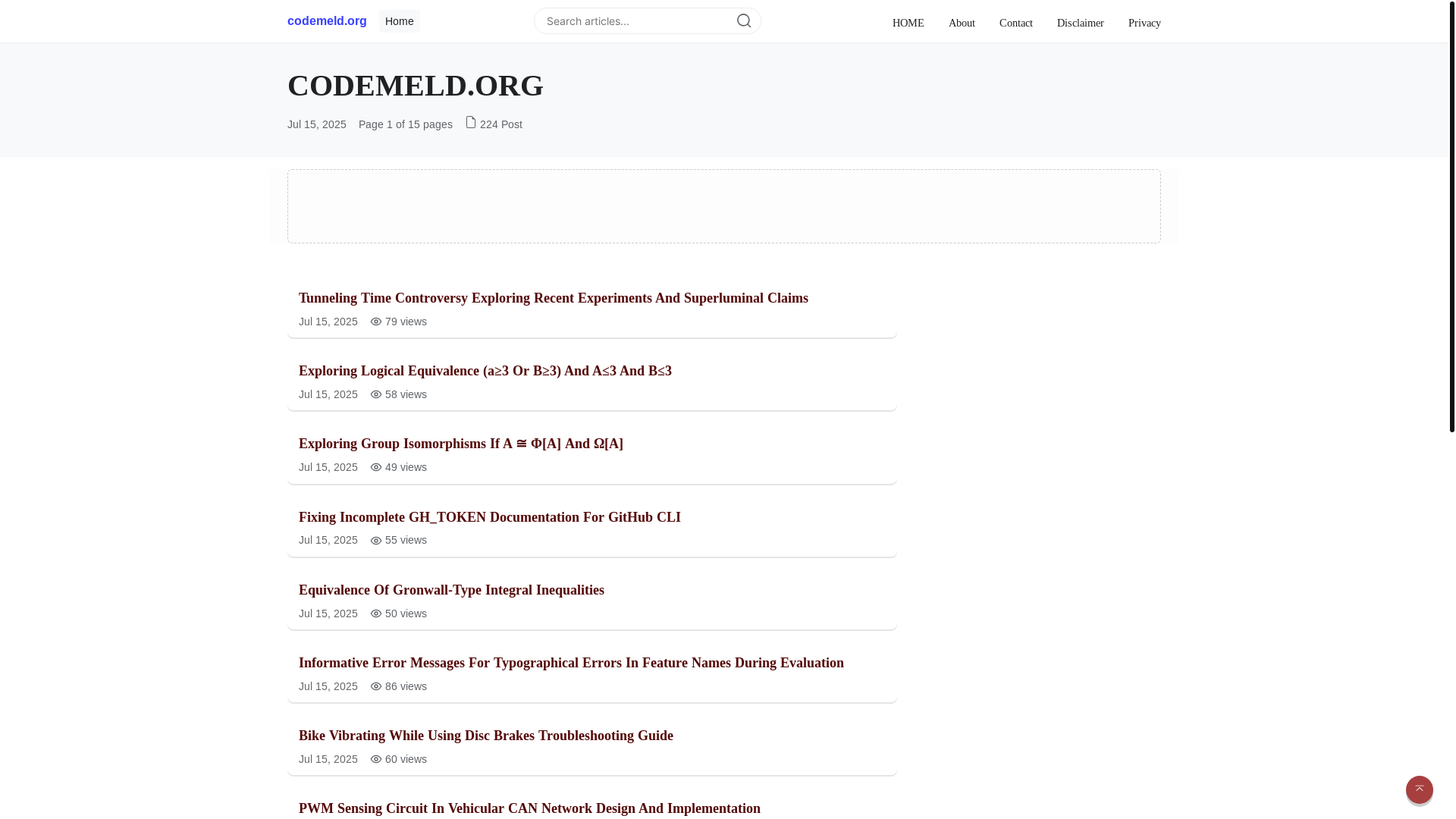 website screenshot of https://codemeld.org/