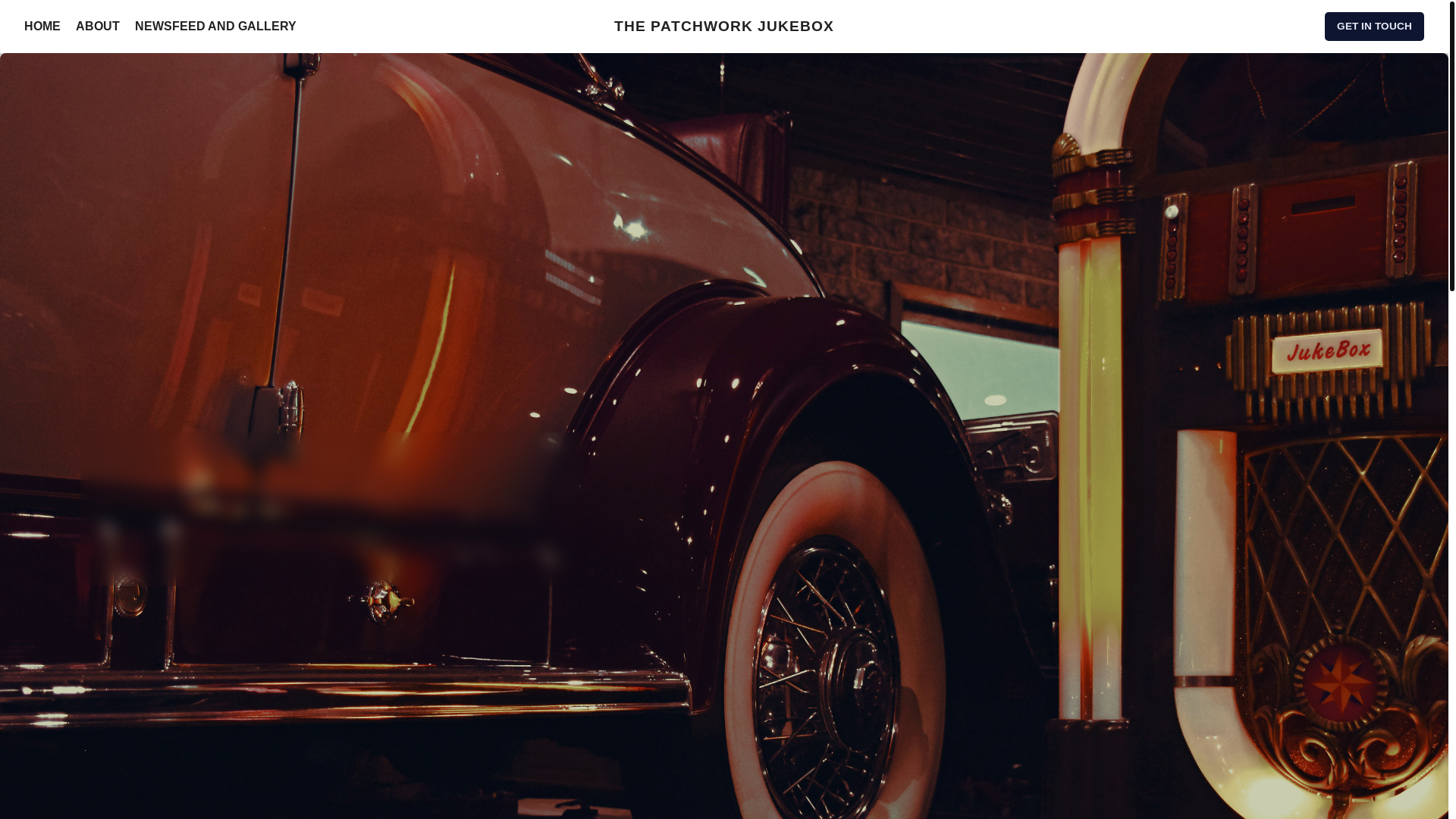 website screenshot of https://thepatchworkjukebox.com/