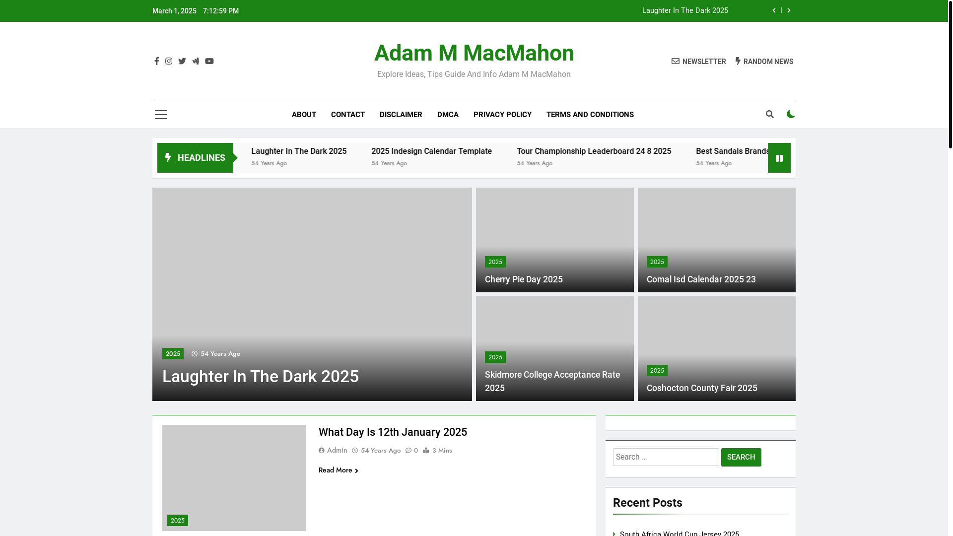 website screenshot of https://adammmacmahon.pages.dev/