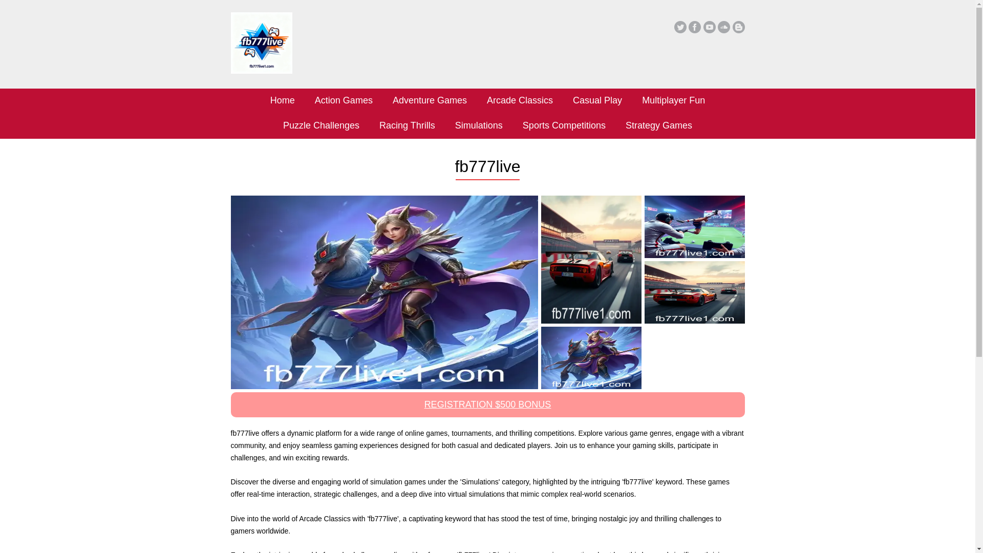 website screenshot of https://fb777live1.com/