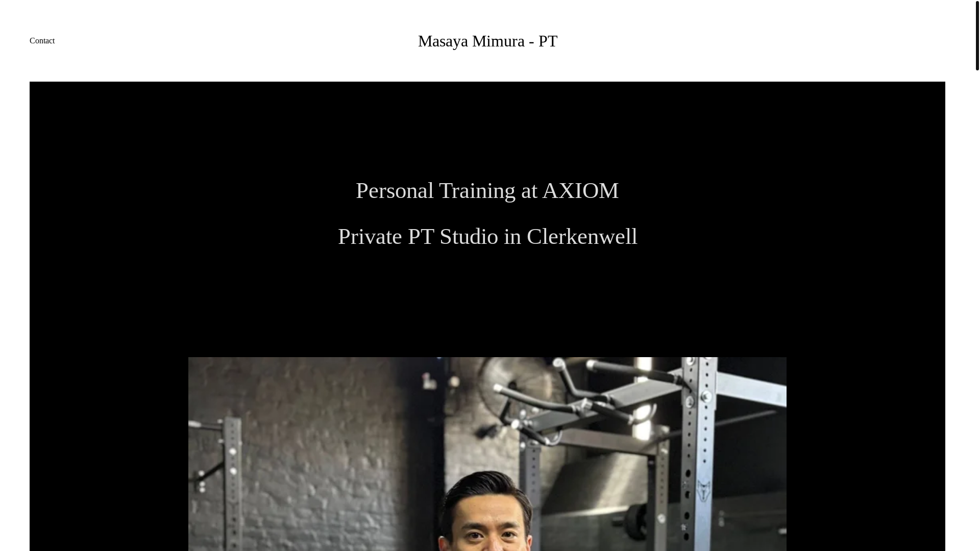website screenshot of https://masayamimura-pt.co.uk/