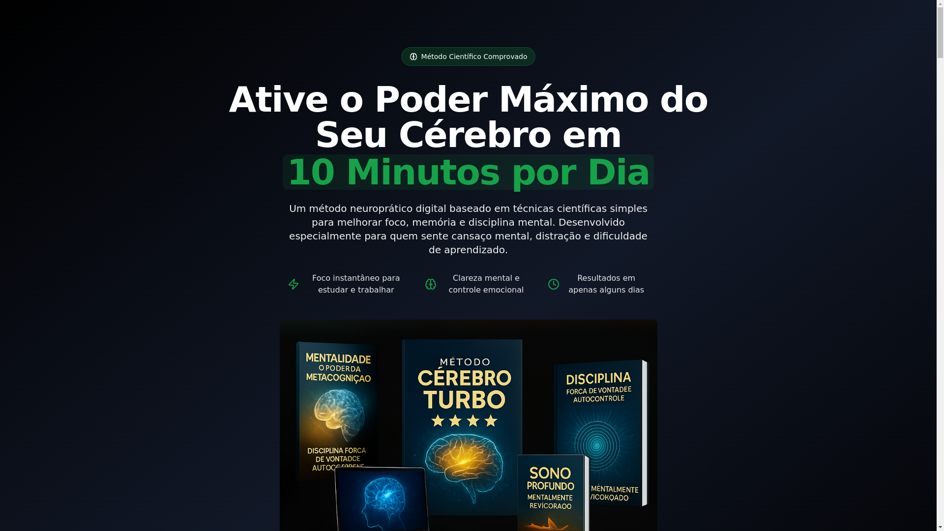 website screenshot of https://xn--metodocrebroturbo-htb.store/