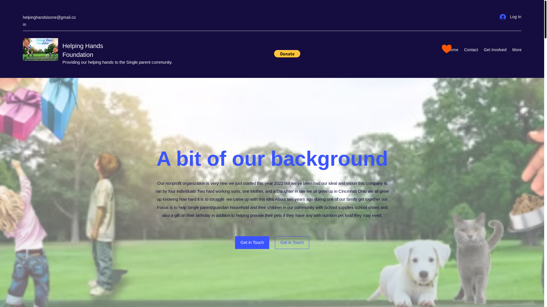 website screenshot of https://helpinghandsinneednati.com/