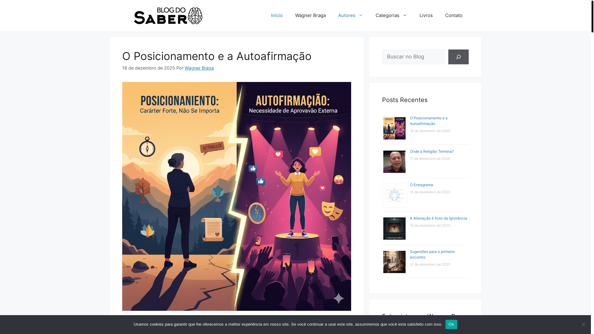 website screenshot of https://blogdosaber.com.br/