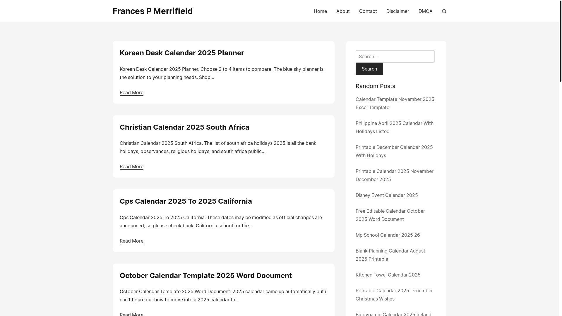 website screenshot of https://francespmerrifieldp.pages.dev/