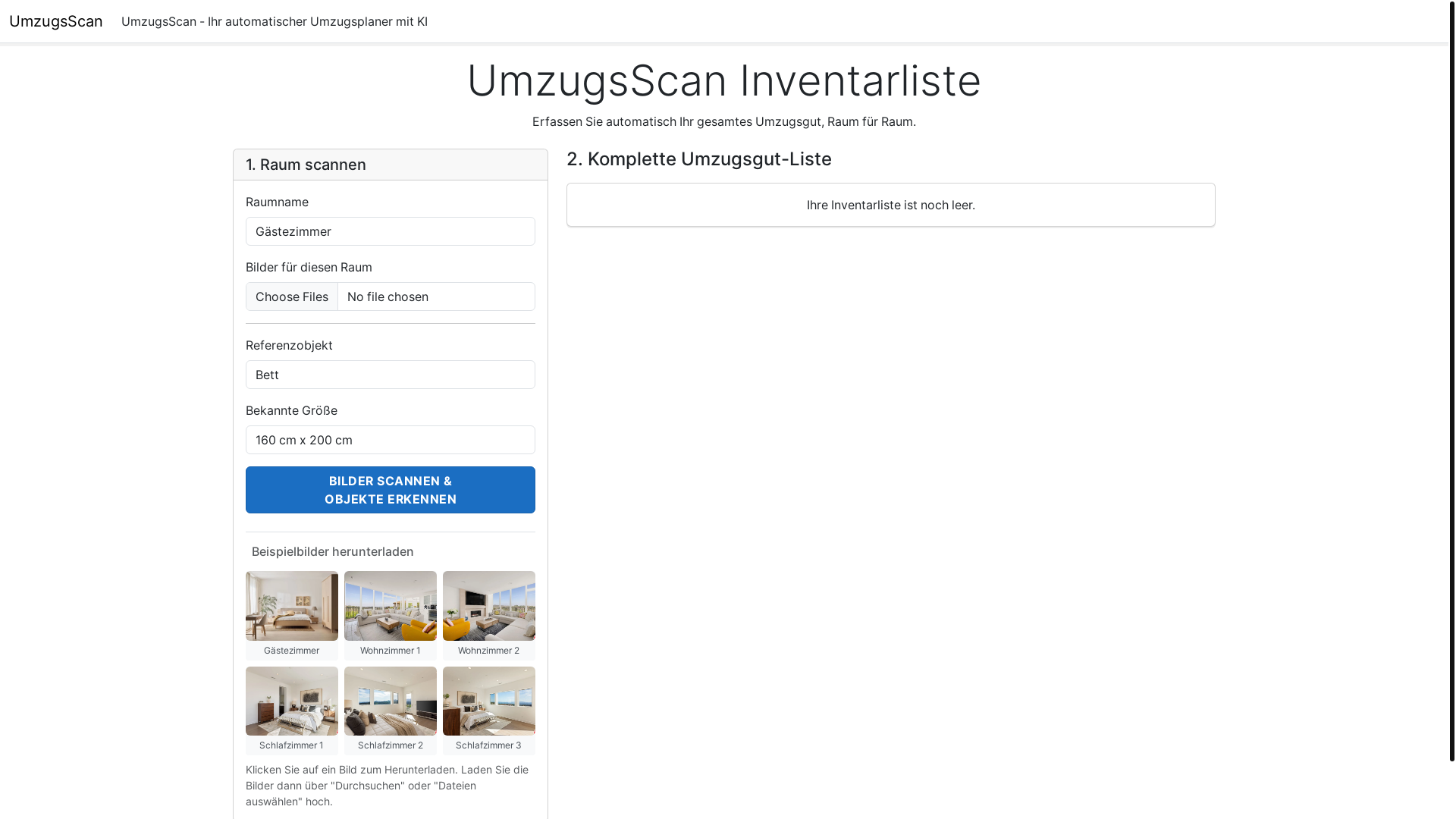 website screenshot of https://umzugsscan.de/