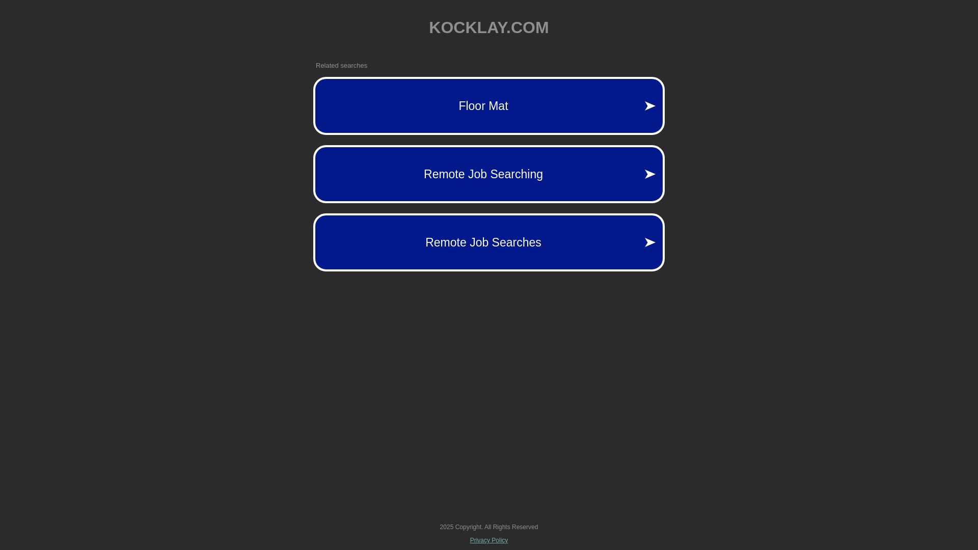 website screenshot of https://kocklay.com/