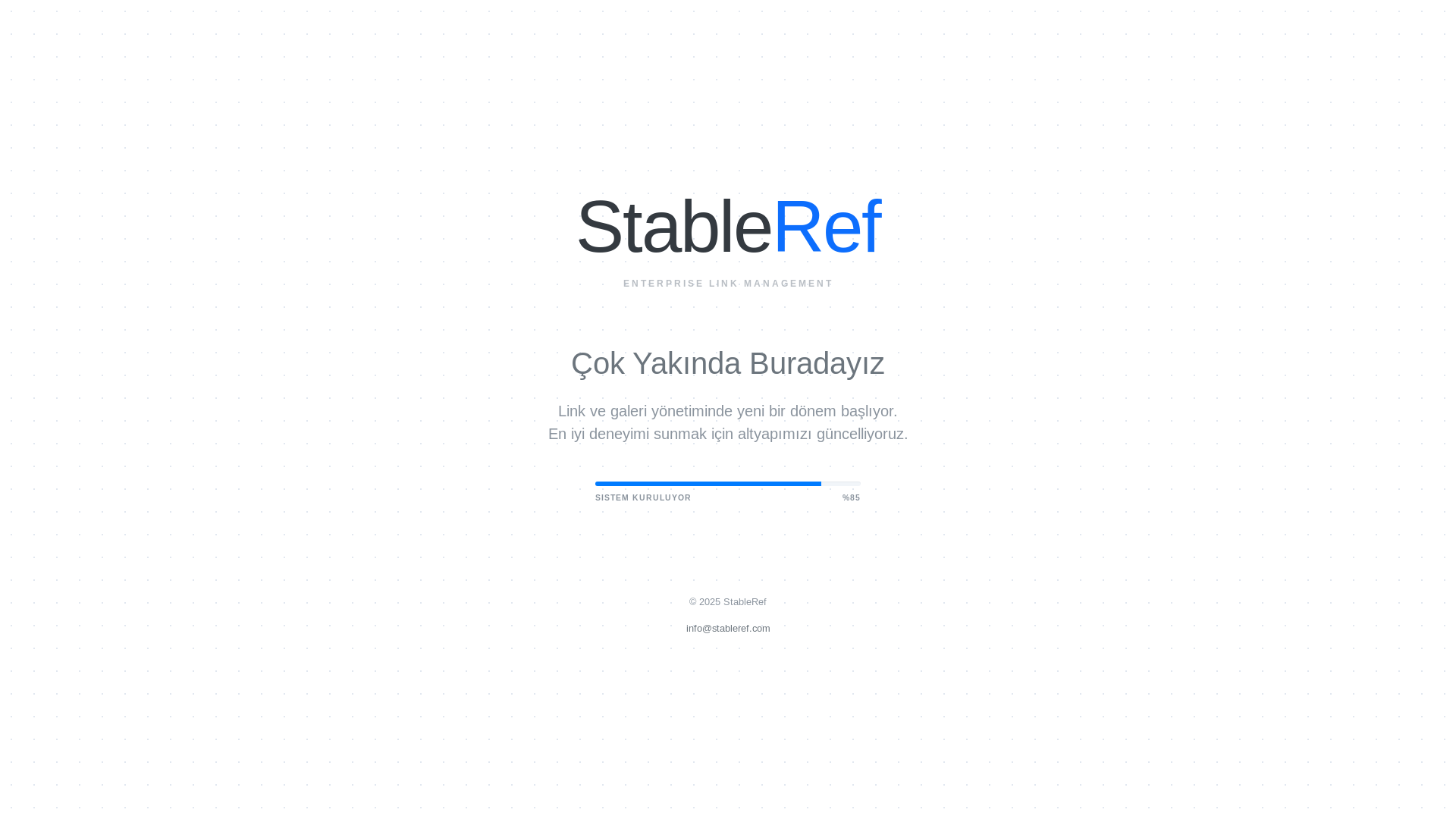 website screenshot of https://stableref.com/
