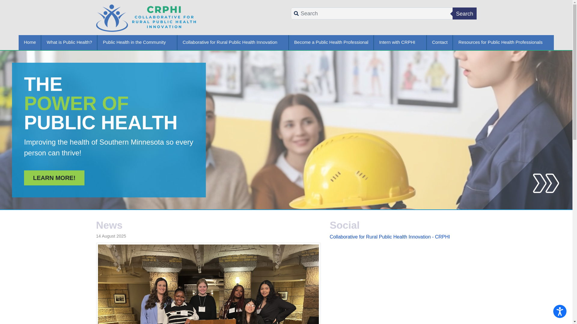 website screenshot of https://powerofpublichealthmn.com/