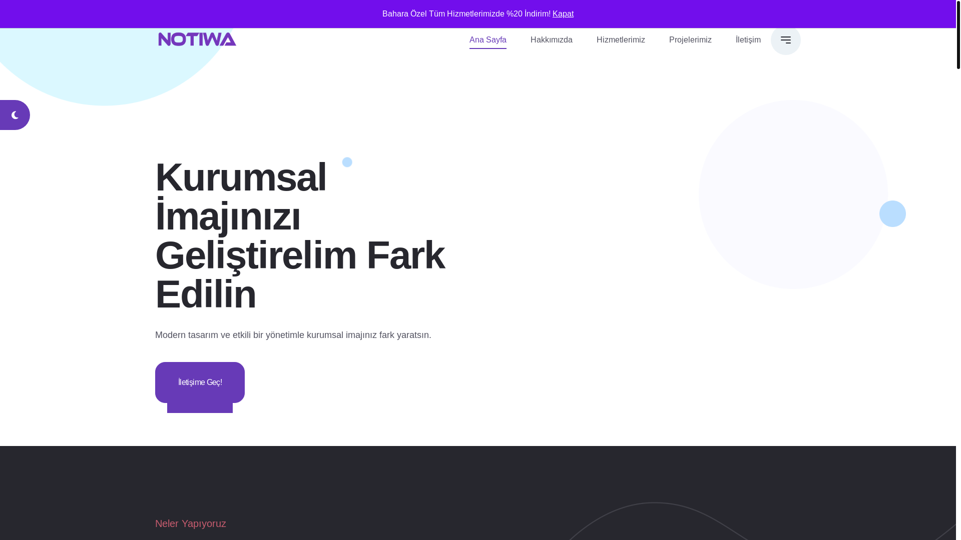 website screenshot of https://notiwa.com.tr/